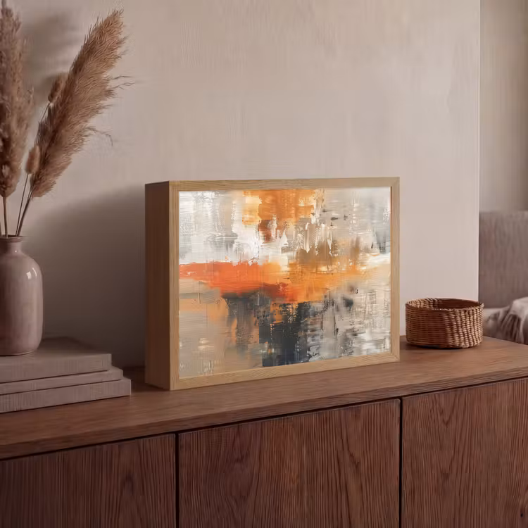 Lightbox - Wandlamp - Verf - Patroon - Modern - Kunst — 4