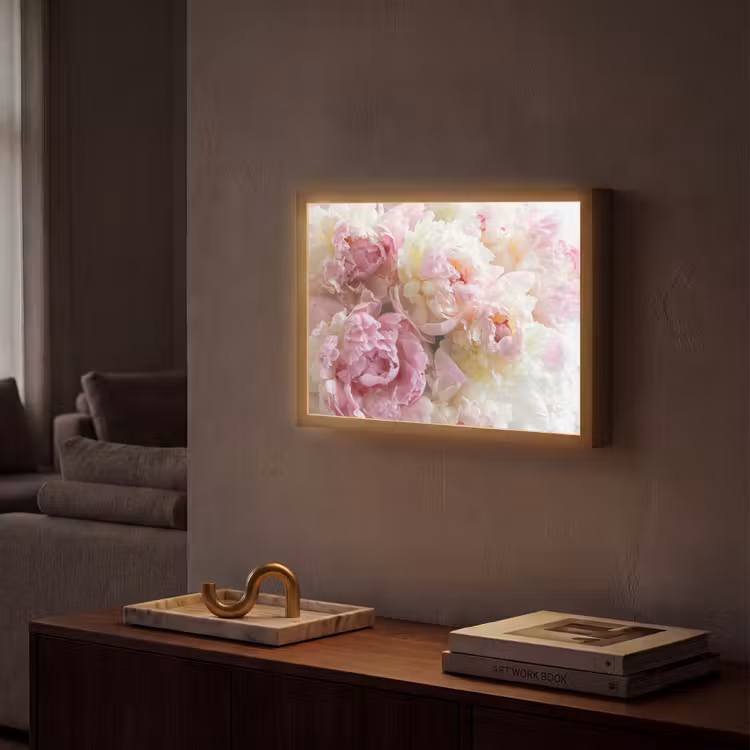 Lightbox - Wandlamp - Vintage - Bloemen - Rozen - Natuur — 2