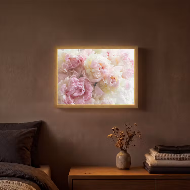 Lightbox - Wandlamp - Vintage - Bloemen - Rozen - Natuur — 3