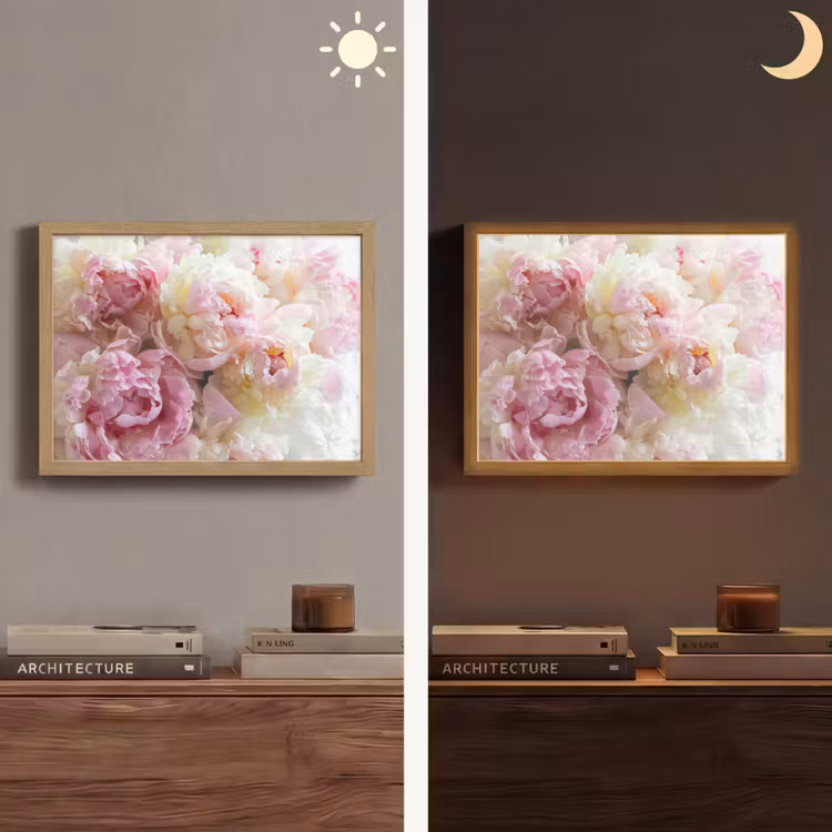 Lightbox - Wandlamp - Vintage - Bloemen - Rozen - Natuur — 6