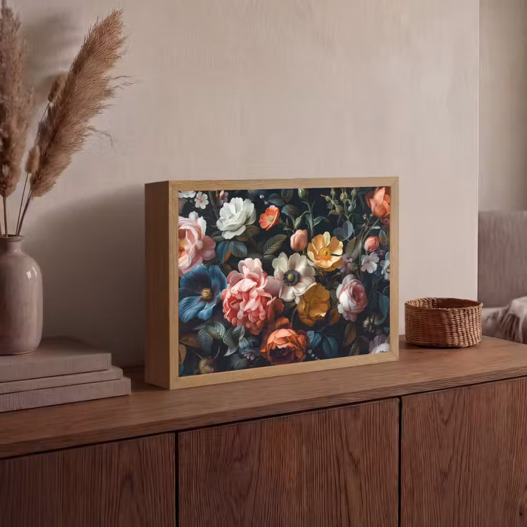 Lightbox - Wandlamp - Vintage - Kleurrijk - Bloemen - Modern — 4
