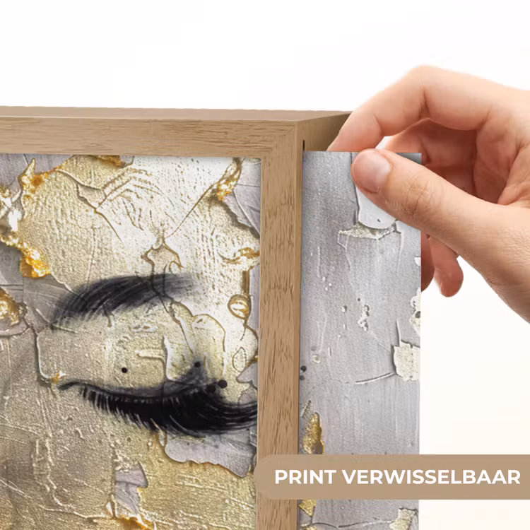 Lightbox - Wandlamp - Vrouw - Kunst - Goud - Zwart — 5