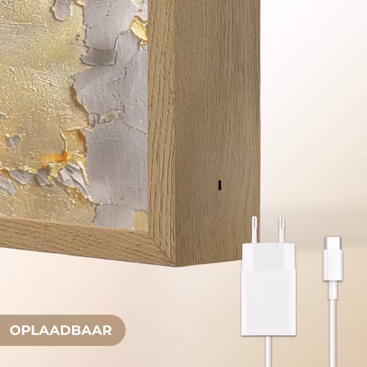 Lightbox - Wandlamp - Vrouw - Kunst - Goud - Zwart — 7