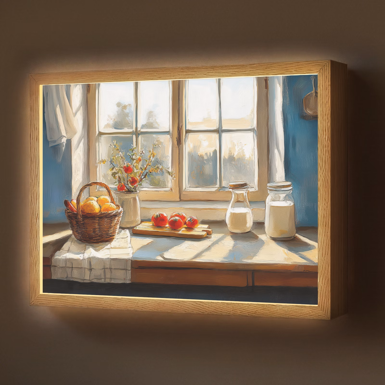 Lightbox - Wandlamp - Stilleven - Keuken - Doorkijk - Vintage — 1