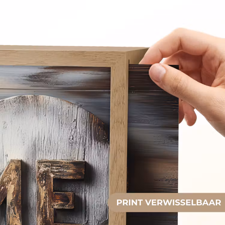 Lightbox - Wandlamp - Home - Hart - Houtlook - Liefde — 5