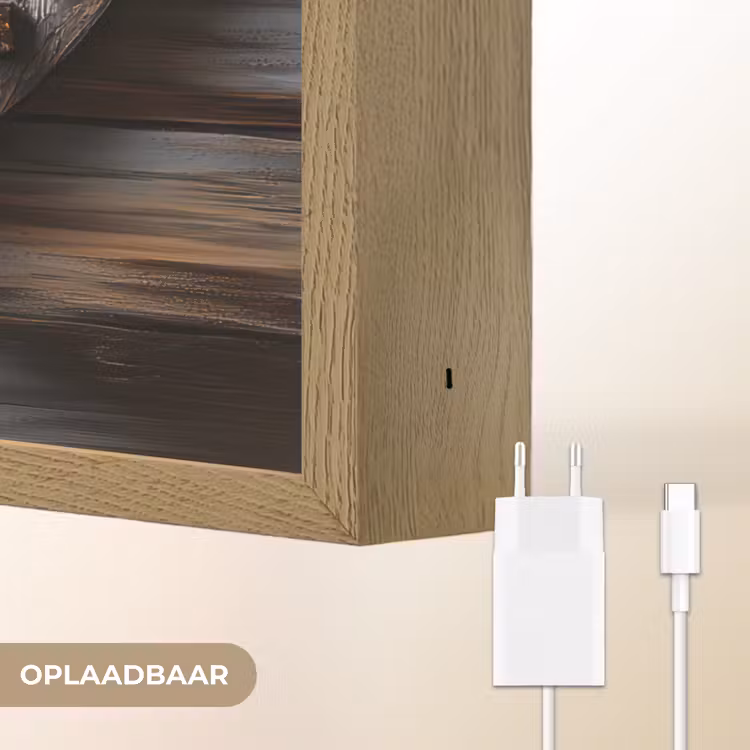 Lightbox - Wandlamp - Home - Hart - Houtlook - Liefde — 7