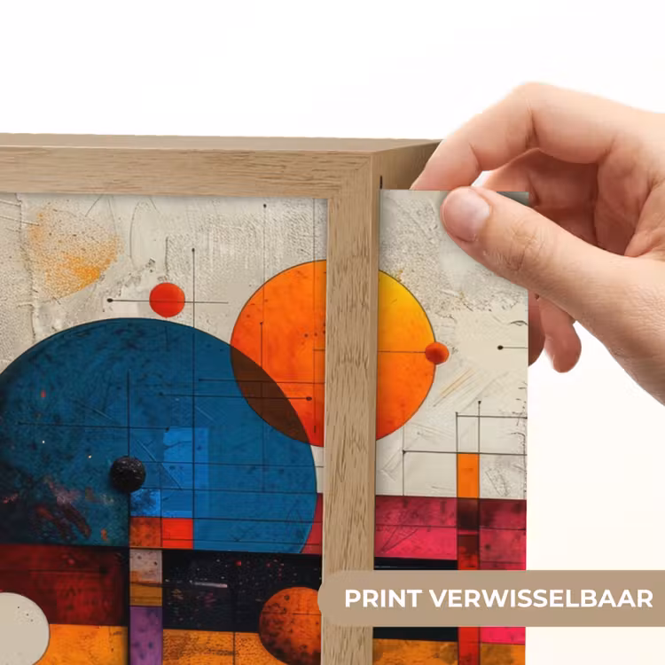 Lightbox - Wandlamp - Kunst - Kleurrijk - Modern - Vormen — 5