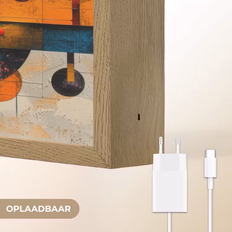 Lightbox - Wandlamp - Kunst - Kleurrijk - Modern - Vormen — 7