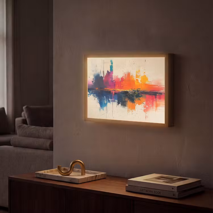 Lightbox - Wandlamp - Modern - Verf - Kunst - Kleurrijk — 2