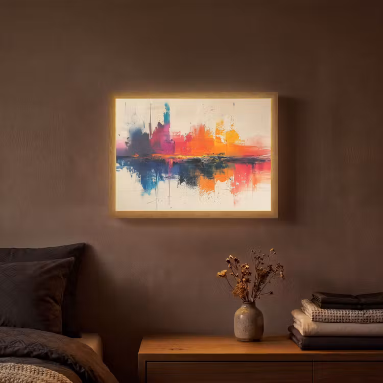 Lightbox - Wandlamp - Modern - Verf - Kunst - Kleurrijk — 3