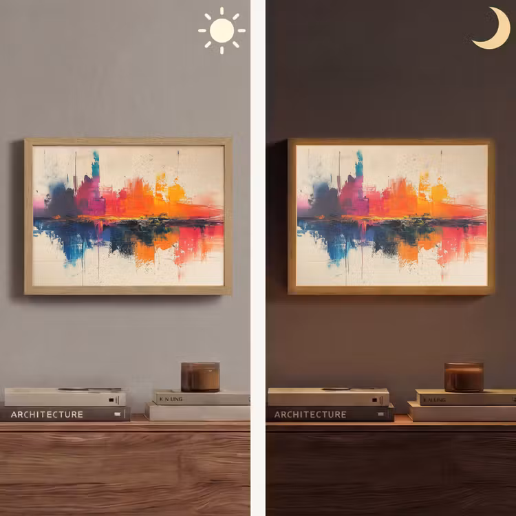 Lightbox - Wandlamp - Modern - Verf - Kunst - Kleurrijk — 6
