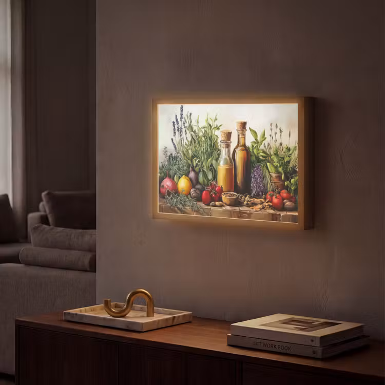 Lightbox - Wandlamp - Stilleven - Kruiden - Specerijen - Fruit - Kleurrijk — 2