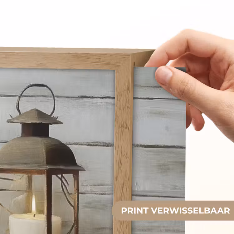 Lightbox - Wandlamp - Stilleven - Wit - Kaarsen - Rustiek - Natuur — 5