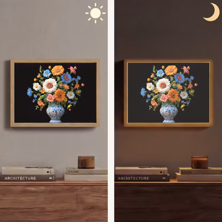 Lightbox - Wandlamp - Vaas - Boeket - Bloemen - Kleur — 6