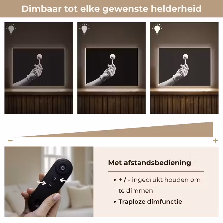Lightbox - Wandlamp - Golfbal - Zwart - Wit — 9