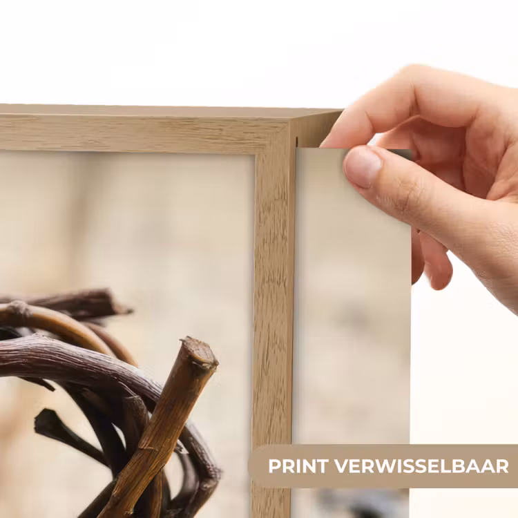 Lightbox - Wandlamp - Hart - Hout - Natuur - Takken - Bruin — 5