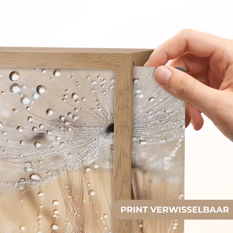 Lightbox - Wandlamp - Paardenbloem - Abstract - Natuur - Beige — 5