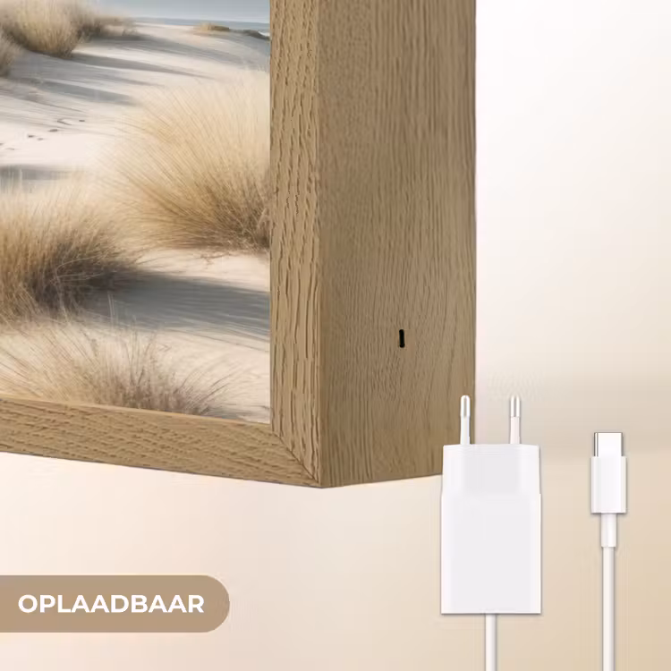 Lightbox - Wandlamp - Duinen - Gras - Sporen - Wolken — 7