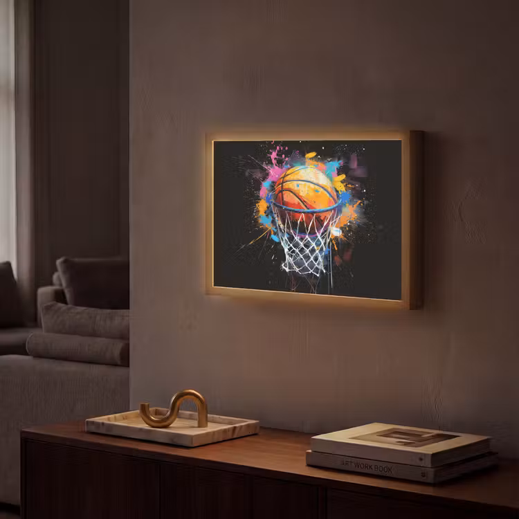 Lightbox - Wandlamp - Graffiti - Sport - Basketbal - Basket — 2