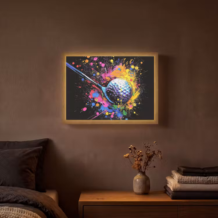 Lightbox - Wandlamp - Graffiti - Sport - Golf - Golfclub — 3
