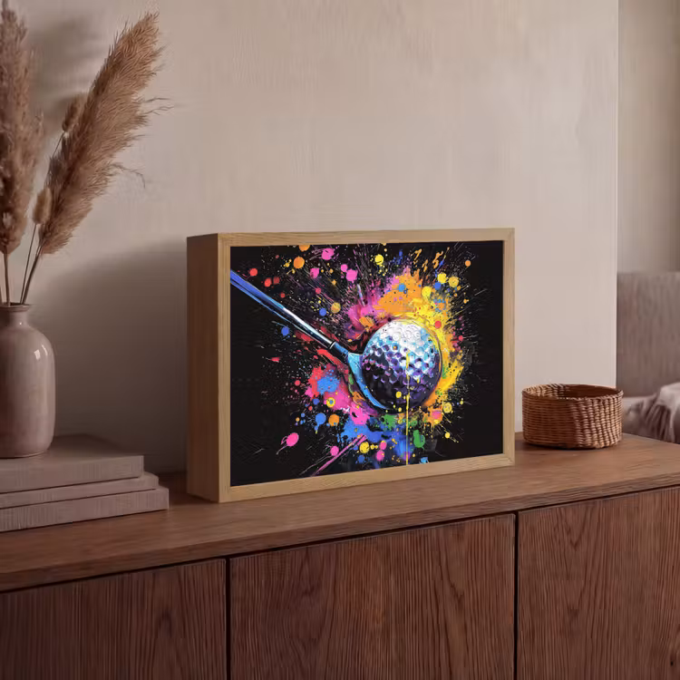 Lightbox - Wandlamp - Graffiti - Sport - Golf - Golfclub — 4