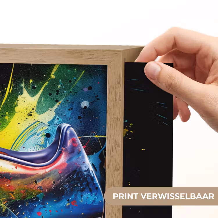 Lightbox - Wandlamp - Graffiti - Sport - Voetbal - Schoen - Verf — 5