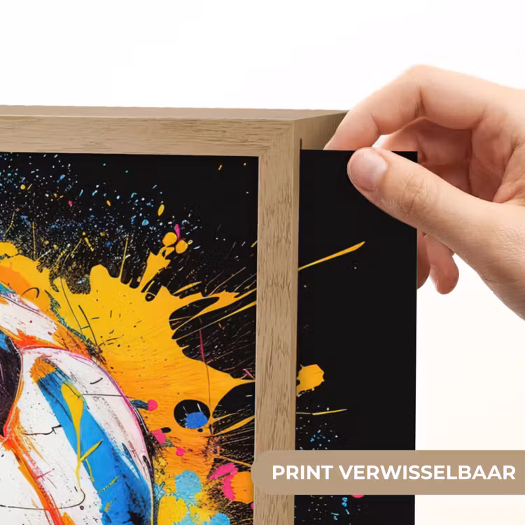 Lightbox - Wandlamp - Graffiti - Sport - Voetbal - Verf - Bal — 5