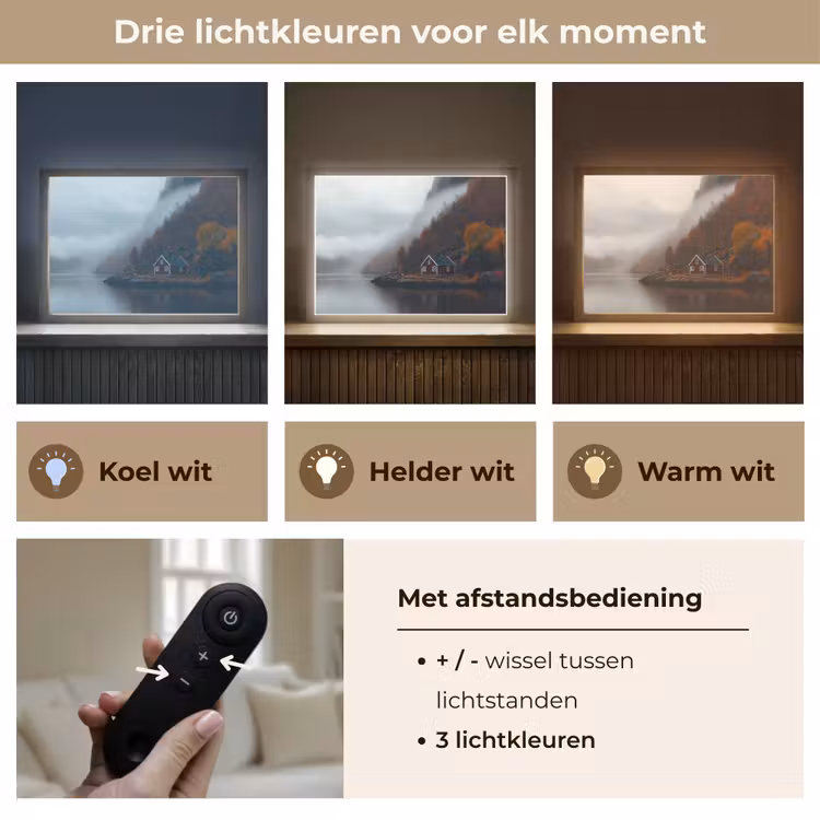 Lightbox - Wandlamp - Huis - Rood - Bergen - Water — 8