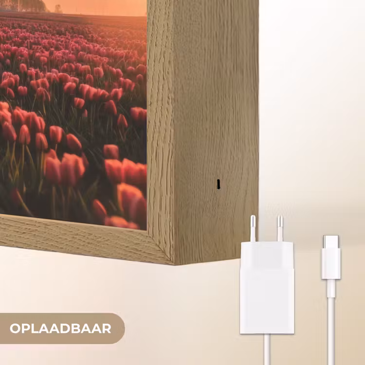 Lightbox - Wandlamp - Molen - Zonsondergang - Tulpen - Rood — 7