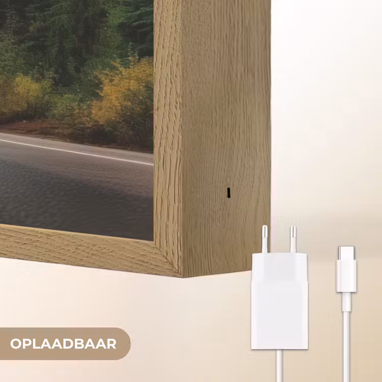 Lightbox - Wandlamp - Sparrenbos - Weg - Bergen - Sneeuw — 7