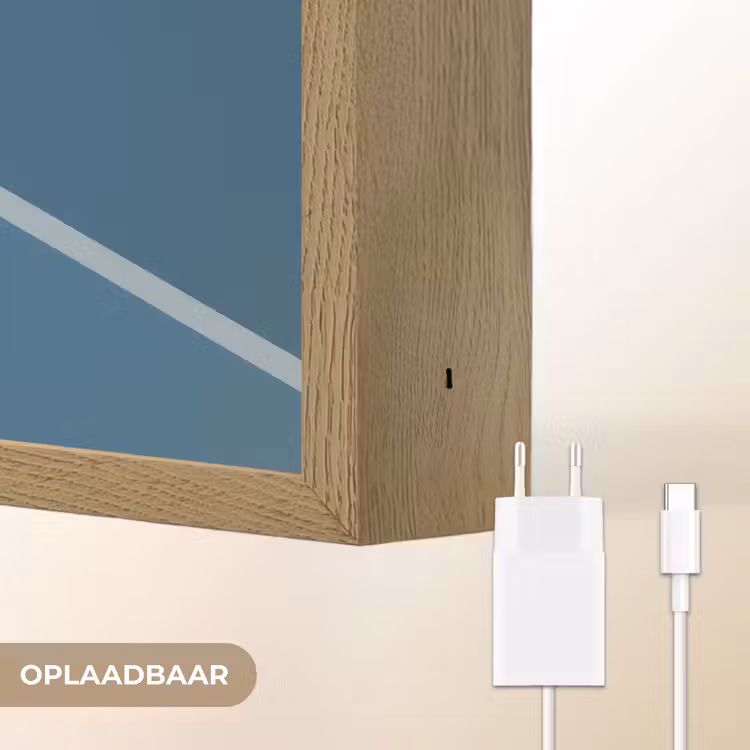 Lightbox - Wandlamp - Tennisracket - Bal - Blauw - Veld — 7