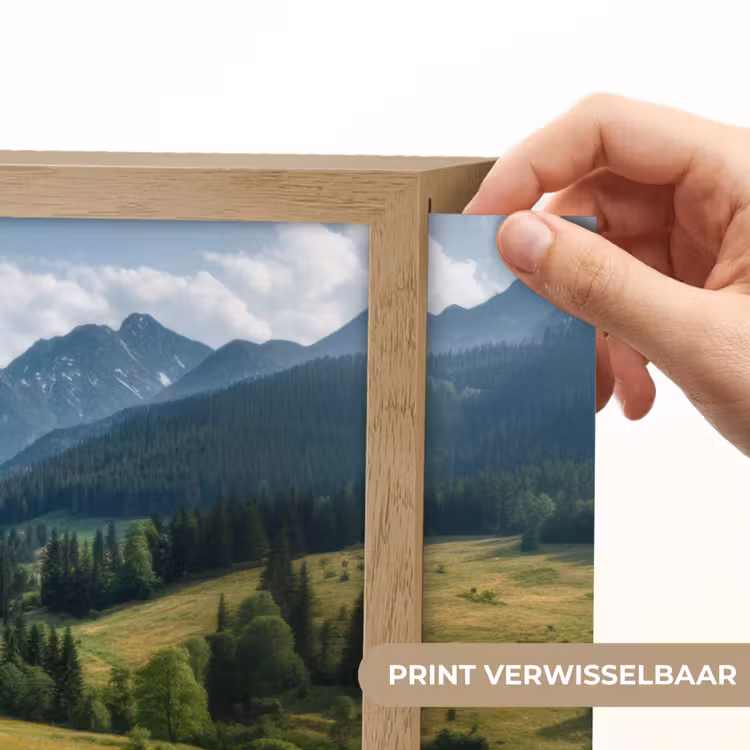 Lightbox - Wandlamp - Veld - Hek - Bergen - Bloemen — 5