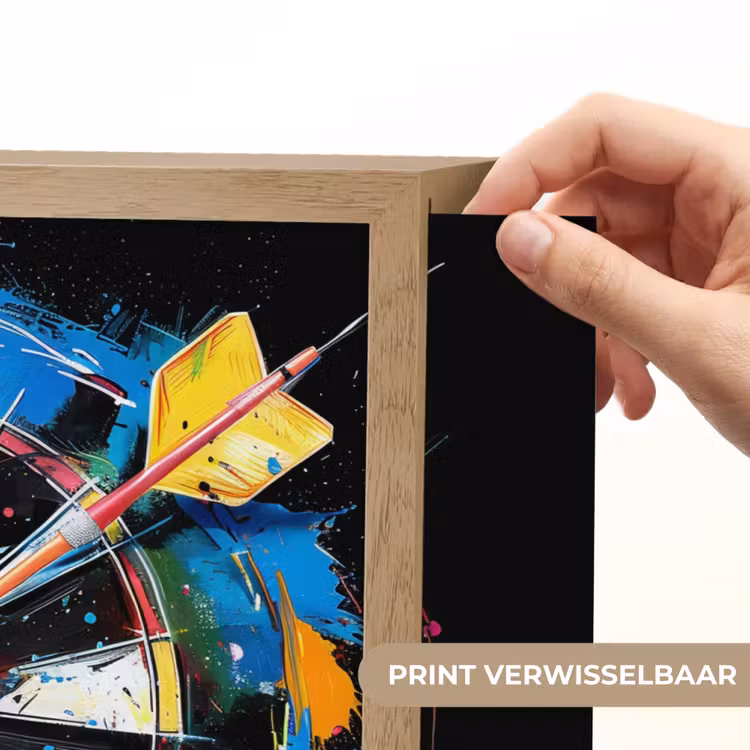 Lightbox - Wandlamp - Graffiti - Sport - Darten - Dartbord — 5