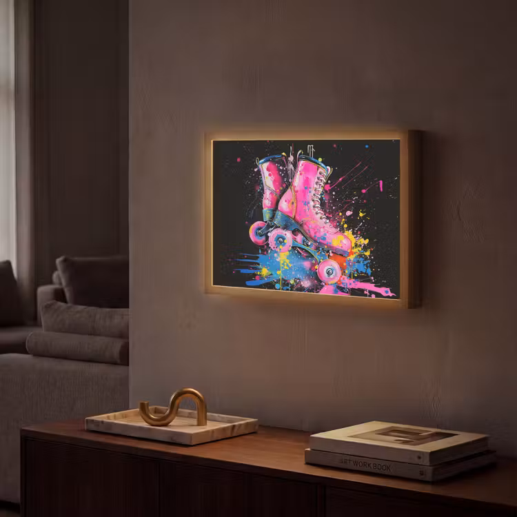 Lightbox - Wandlamp - Graffiti - Sport - Rolschaatsen - Skating — 2