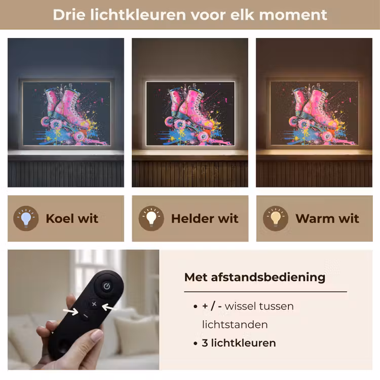 Lightbox - Wandlamp - Graffiti - Sport - Rolschaatsen - Skating — 8