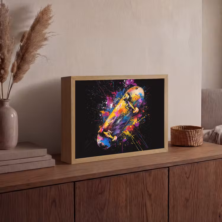 Lightbox - Wandlamp - Graffiti - Sport - Skateboard - Skate — 4