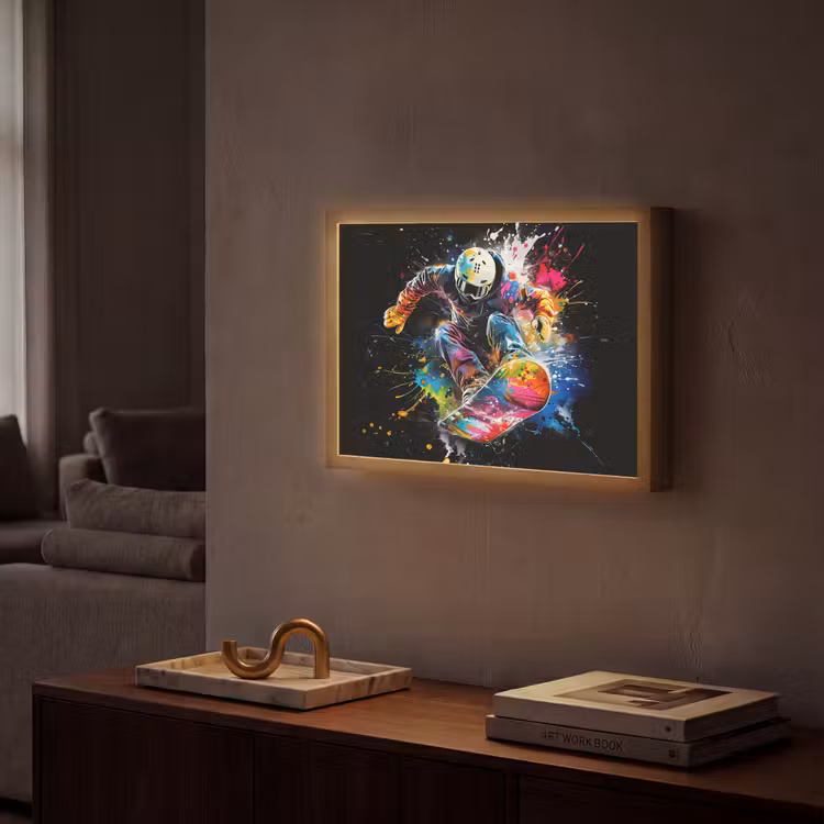Lightbox - Wandlamp - Graffiti - Sport - Snowboarden - Wintersport — 2