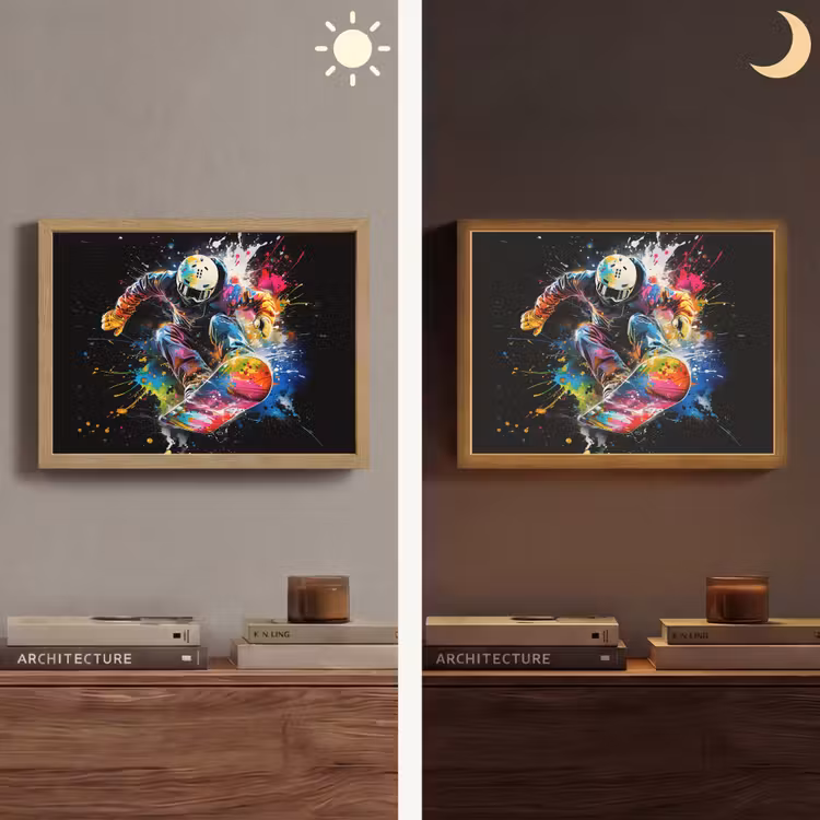 Lightbox - Wandlamp - Graffiti - Sport - Snowboarden - Wintersport — 6