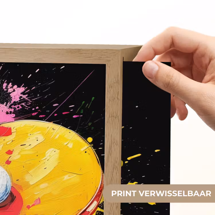 Lightbox - Wandlamp - Graffiti - Sport - Tafeltennis - Verf — 5