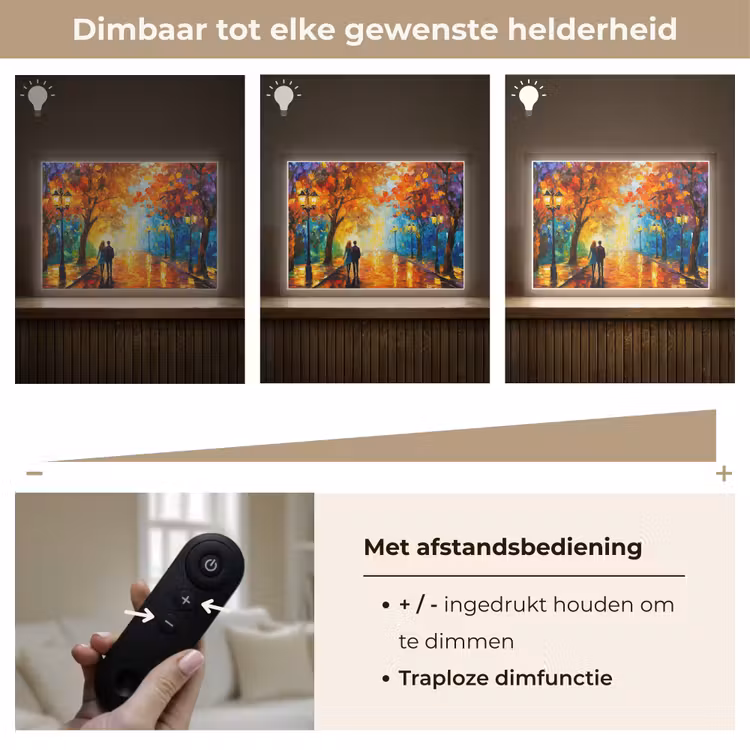Lightbox - Wandlamp - Koppel - Liefde - Bos - Kunst — 9