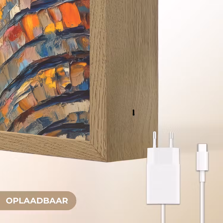 Lightbox - Wandlamp - Olifant - Kunst - Dieren — 7