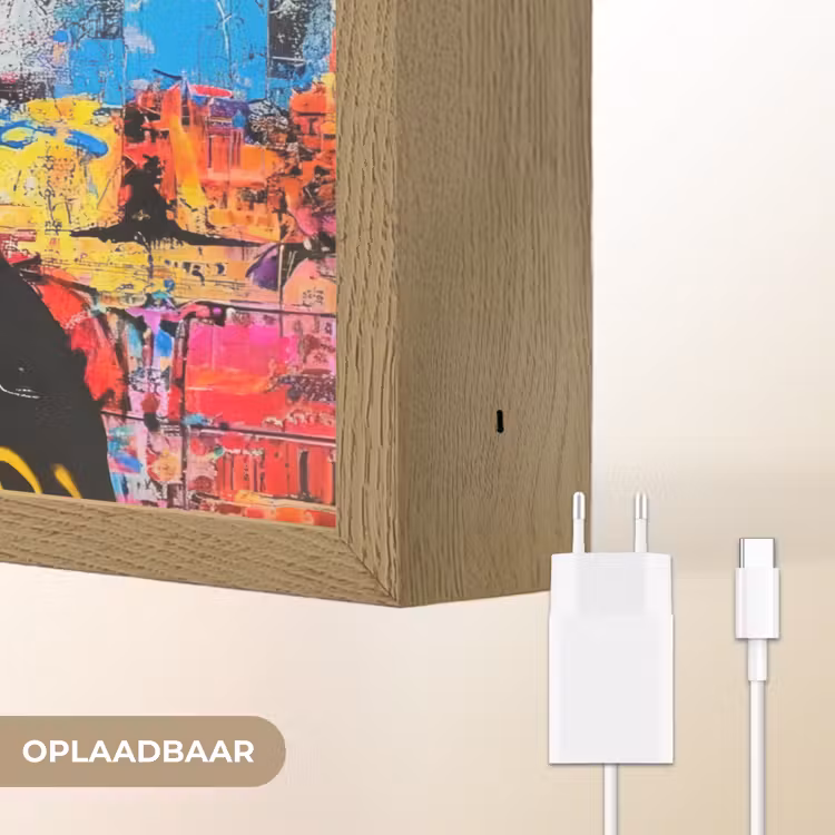 Lightbox - Wandlamp - Graffiti - Neon - Mona Lisa - Kunst - Da Vinci — 7