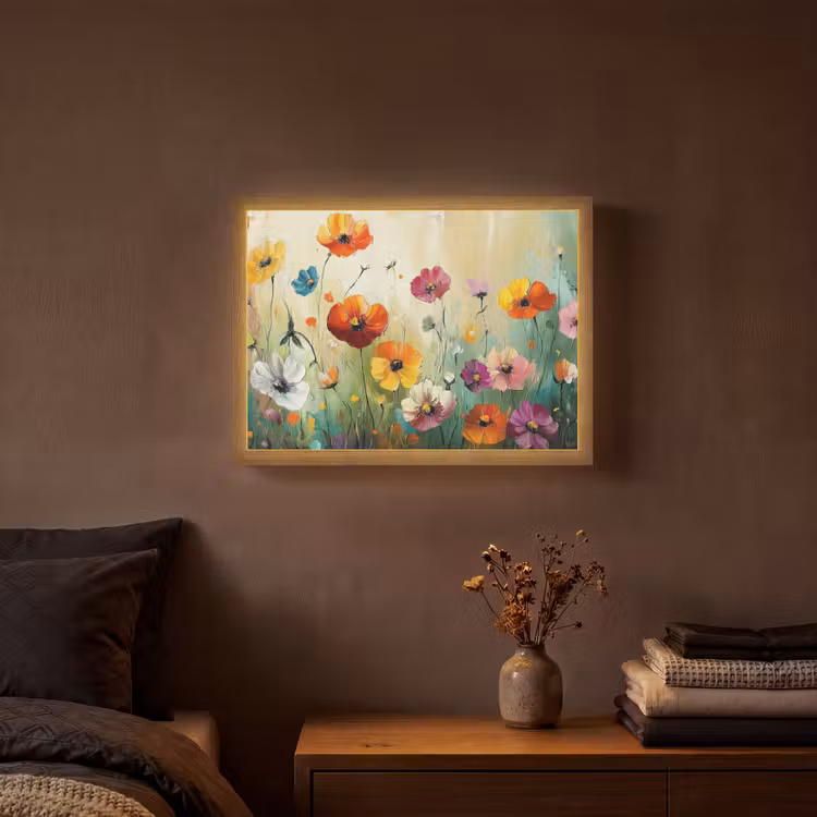 Lightbox - Wandlamp - Kunst - Bloemen - Lente - Natuur — 3