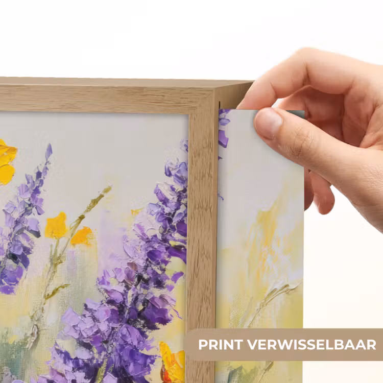 Lightbox - Wandlamp - Lavendel - Bloemen - Natuur - Kunst — 5