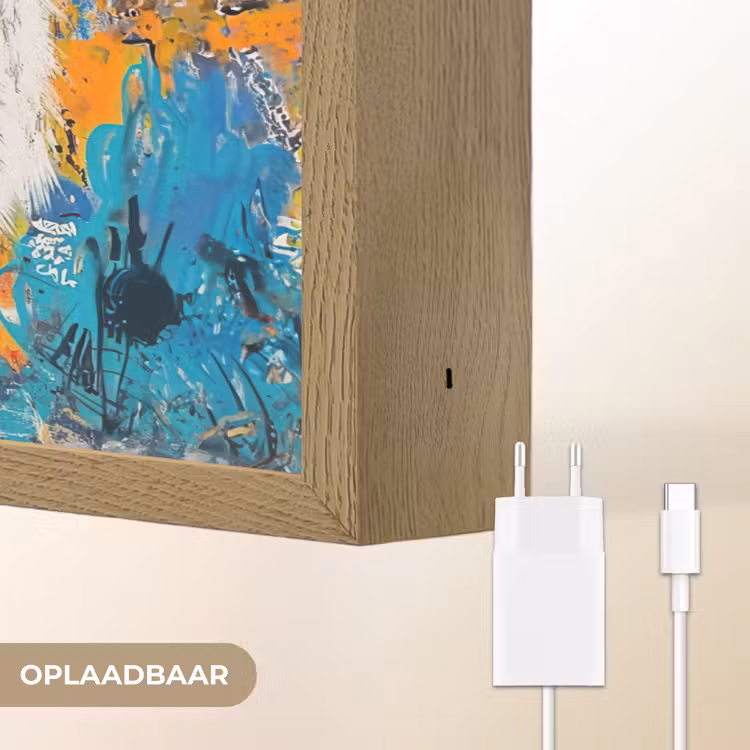Lightbox - Wandlamp - Street art - Tijger - Wit - Graffiti - Dieren — 7