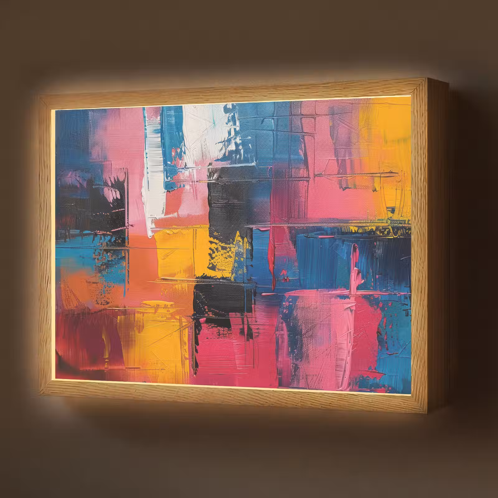 Lightbox - Wandlamp - Verflook - Kunst - Modern - Abstract — 1