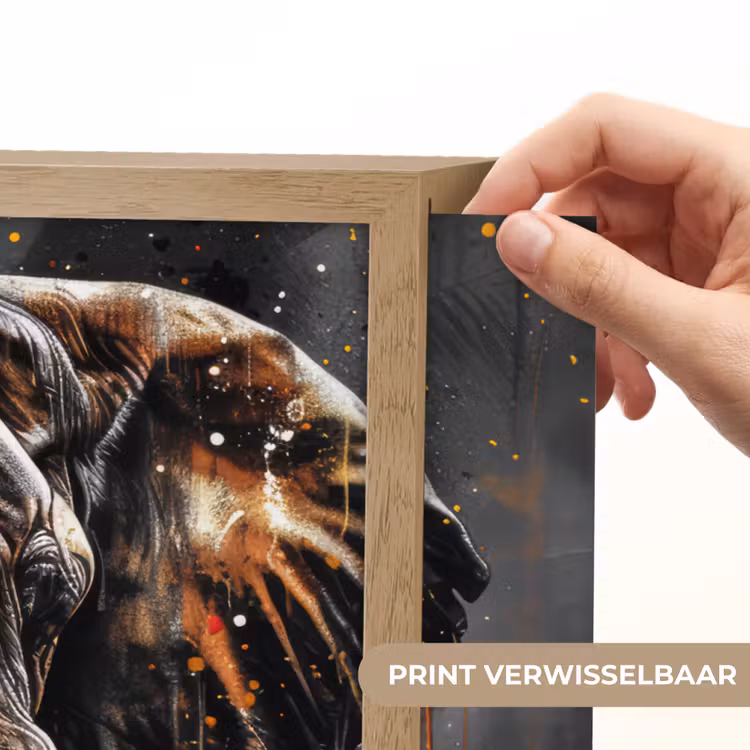 Lightbox - Wandlamp - Olifant - Watercolor - Wilde dieren - Luxe — 5