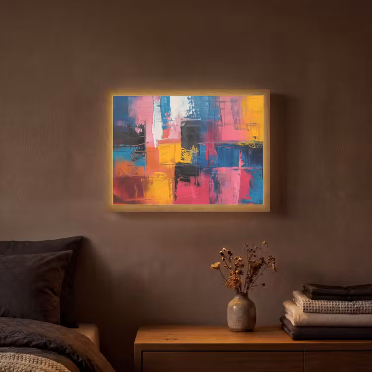 Lightbox - Wandlamp - Verflook - Kunst - Modern - Abstract — 3