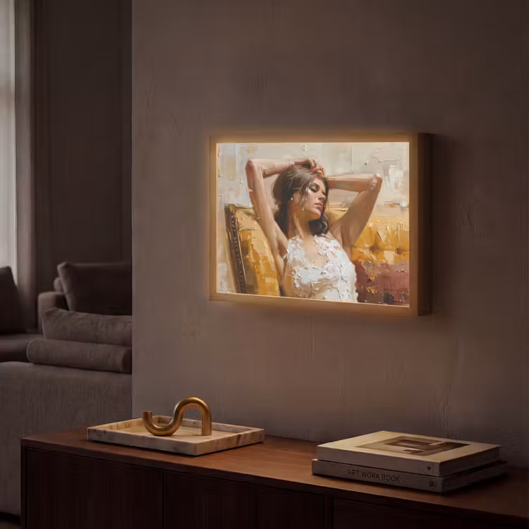 Lightbox - Wandlamp - Vrouw - Kunst - Abstract - Modern — 2