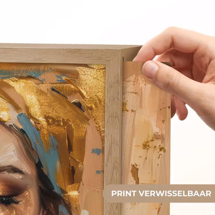 Lightbox - Wandlamp - Vrouwen - Portret - Luxe - Goud — 5
